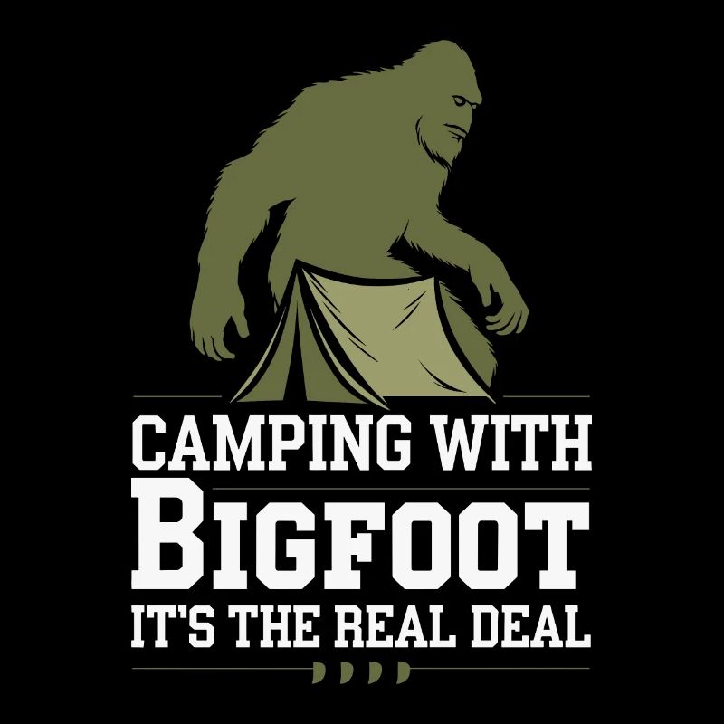 Bigfoot croyant Sasquatch Cryptide Créature de la forêt
