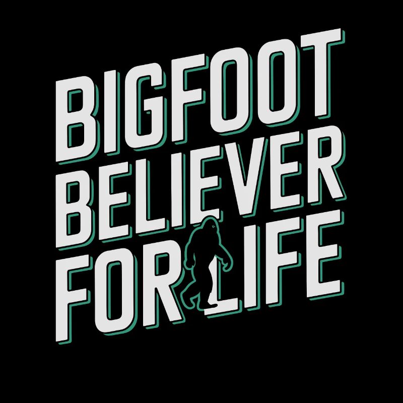 Bigfoot croyant Sasquatch Cryptide Créature de la forêt