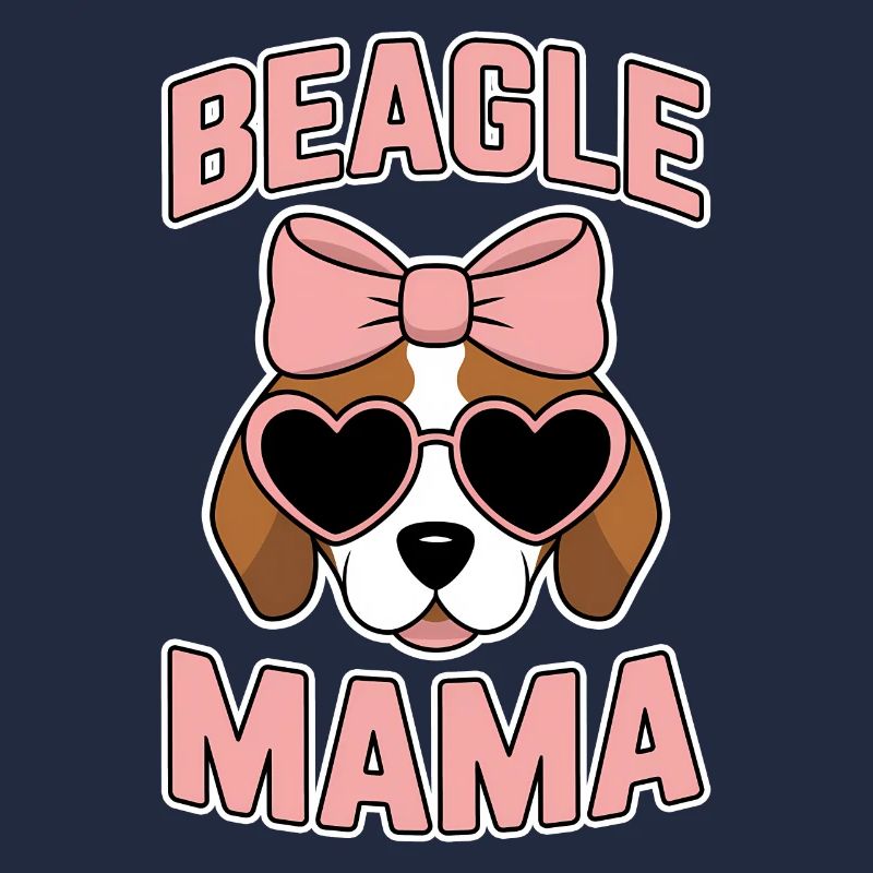 Beagle Mama Hund Mutter Lustiges Beagle Geschenk