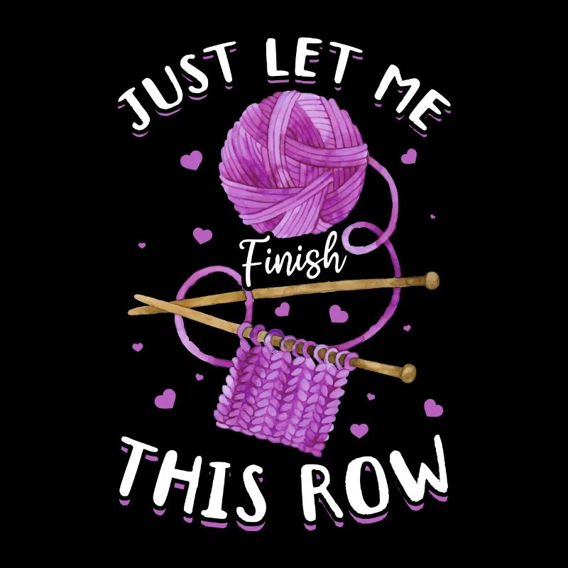 Crochet Lover - Just let me finish this row - Croc
