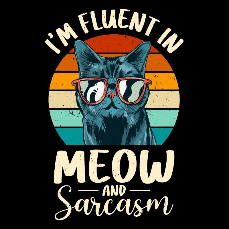 Funny cat saying