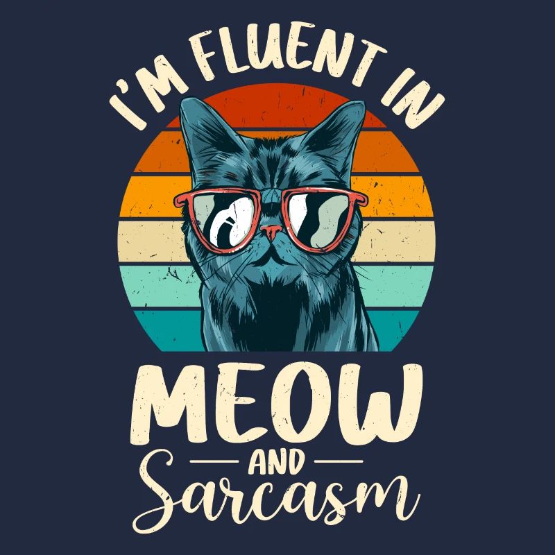 Drôle de dicton de chat