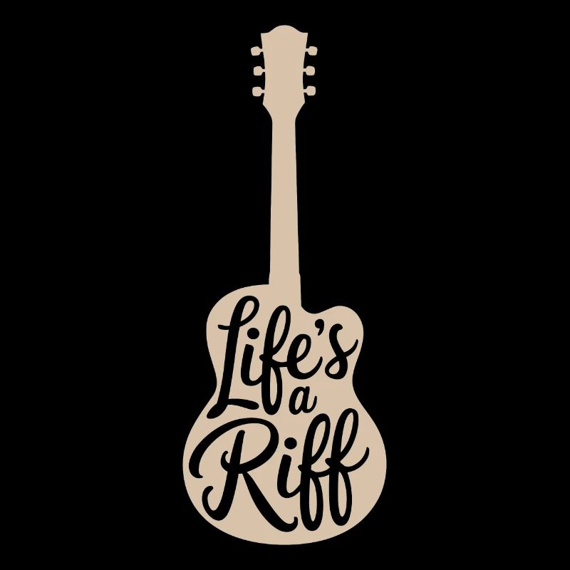 La vie de guitariste est un riff