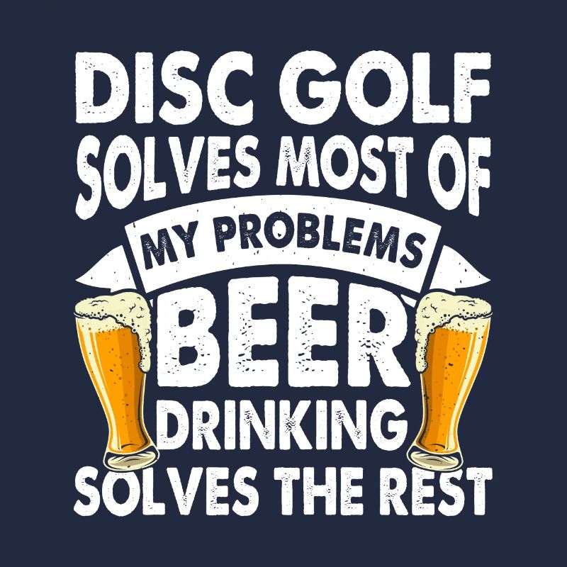 Disc Golf Solves Most Of My Problems - Funny Disc