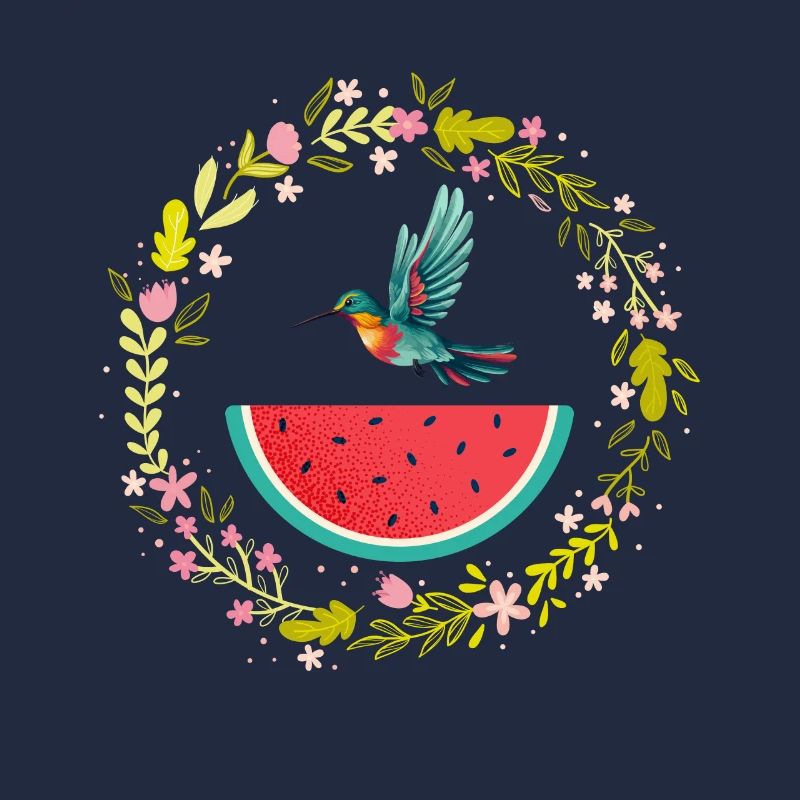 Melon pastèque Fruit d’été Cadeau végétalien