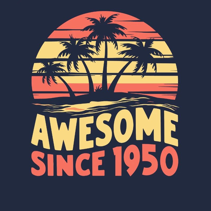 Awesome Seit 1950 Geburtstag