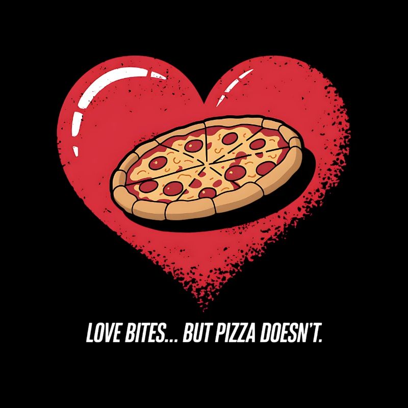 Pizza à la Saint-Valentin mieux que l’amour drôle