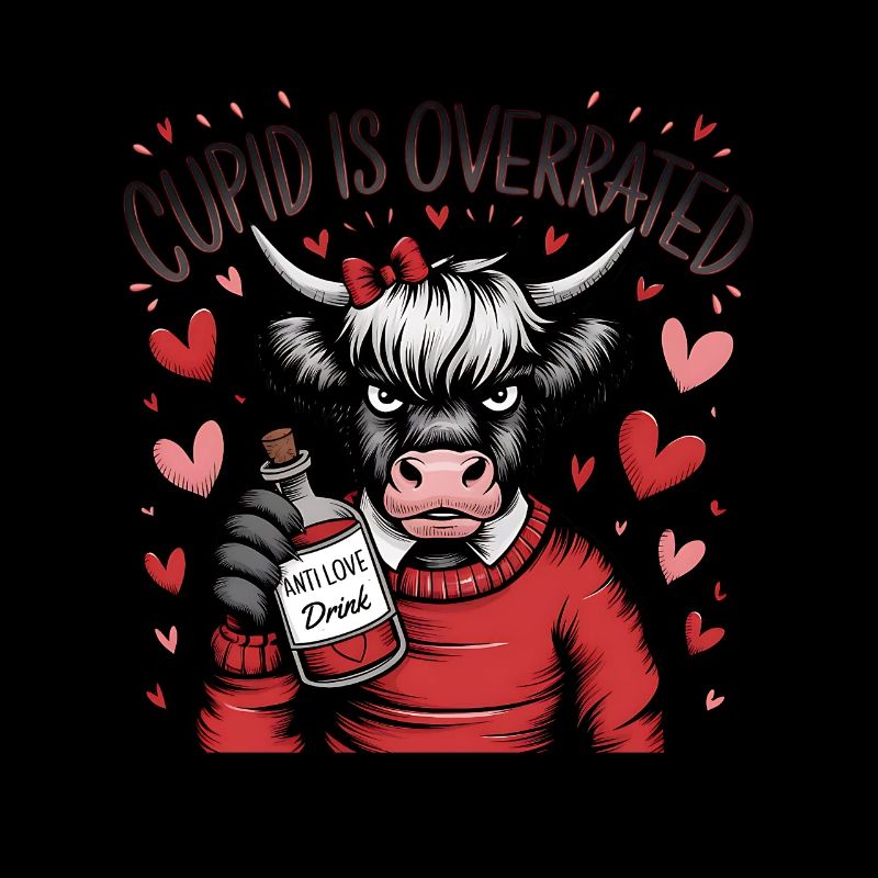 Célibataire Saint-Valentin Amour Cupidon Drôle Dicton