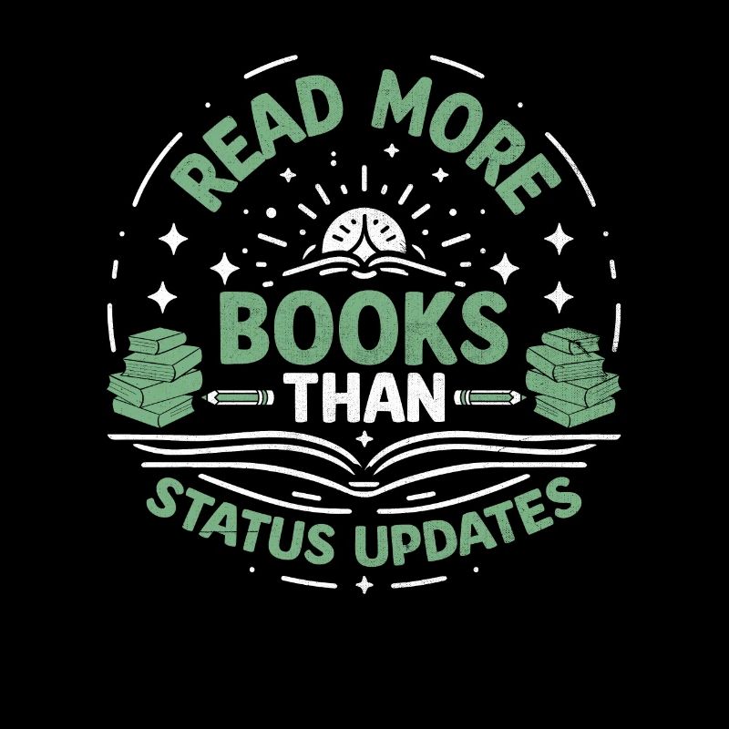 Lire plus de livres que de mises à jour de statut Bookworm