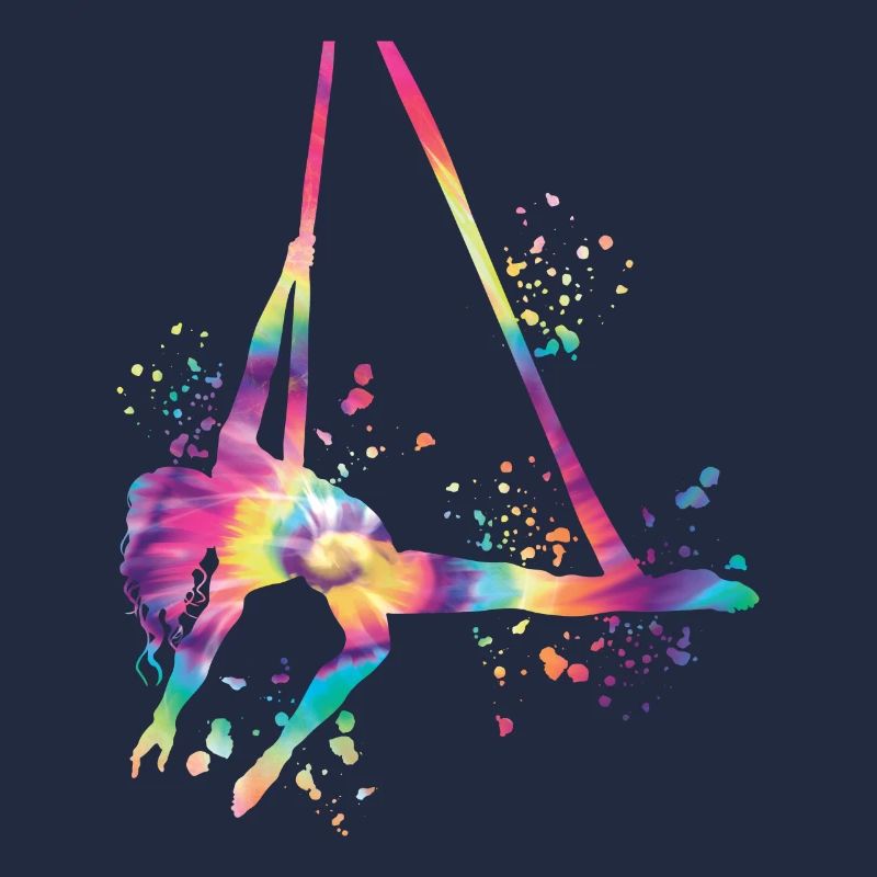 Vertical Cloth Aerial Acrobatics Aerial Silk