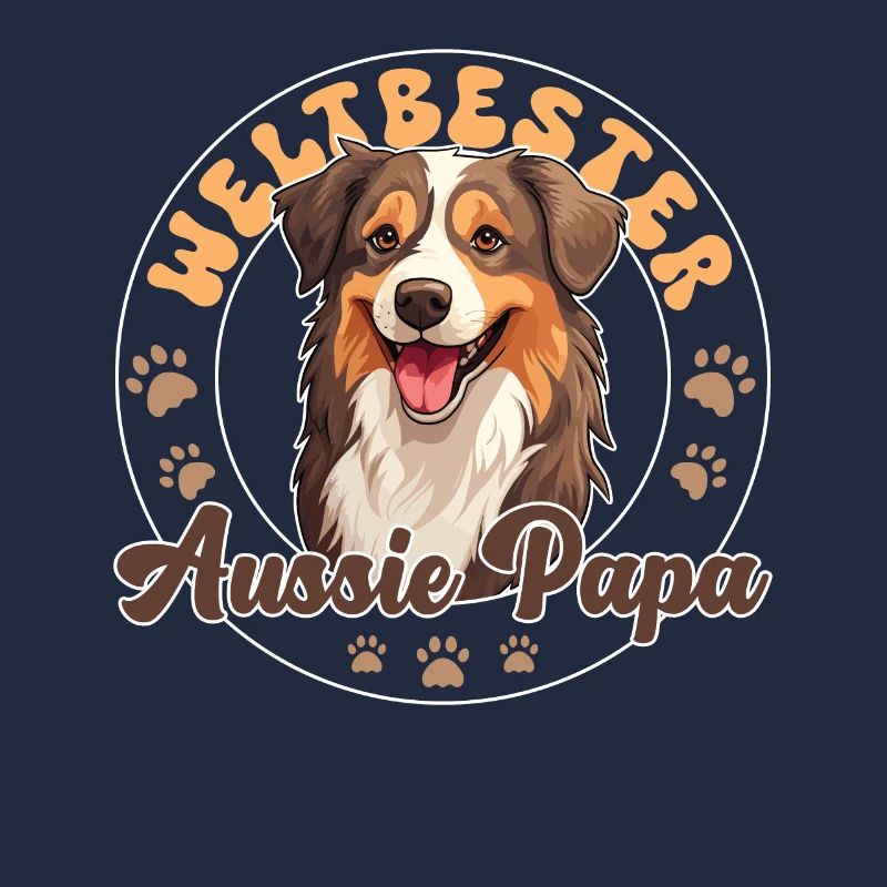 Australian Shepherd Blue Merle Groovy Aussie Papa