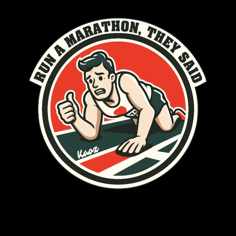 Courir un marathon, ont-ils dit