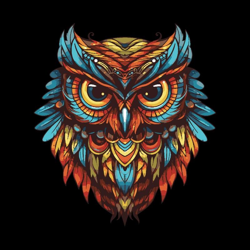 Owl Portrait Head