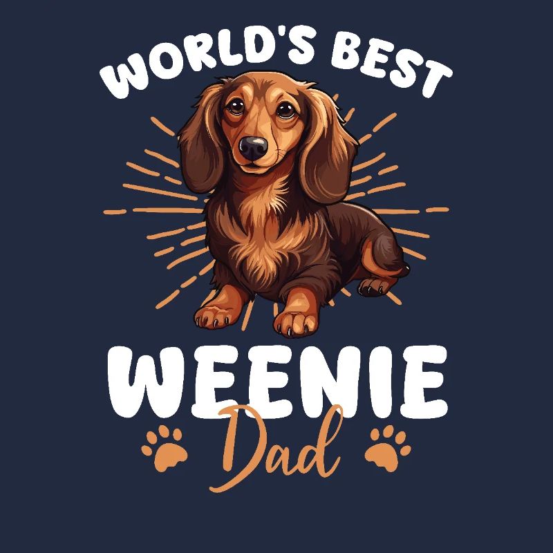 Dackel Dog Weenie dad