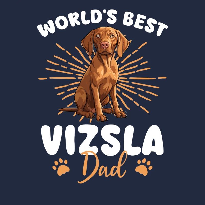 Shorthaired Hungarian Pointer Vizsla Dad