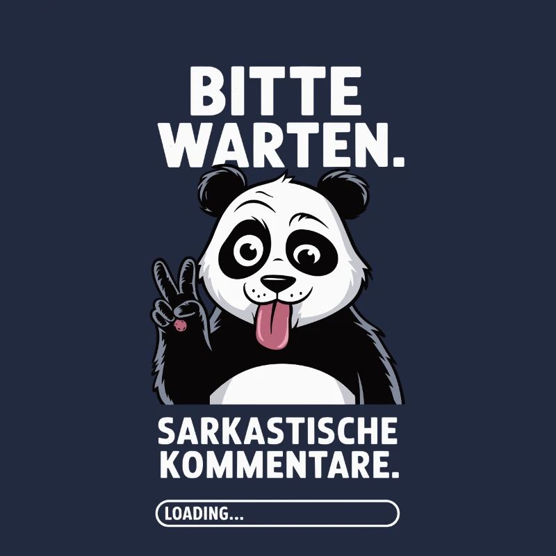 Sarkastischer Panda