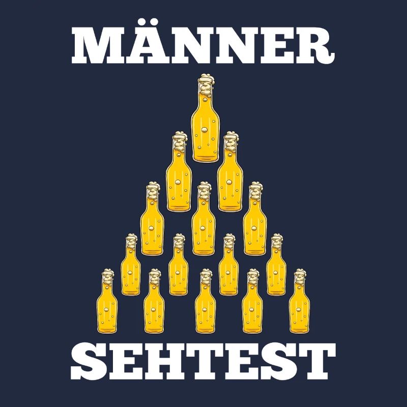 Pyramide de bière hommes test oculaire Bière dicton