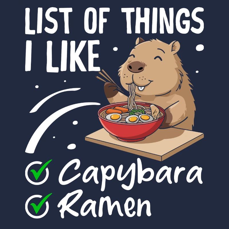 Capybara und Ramen – Perfekte Kombination