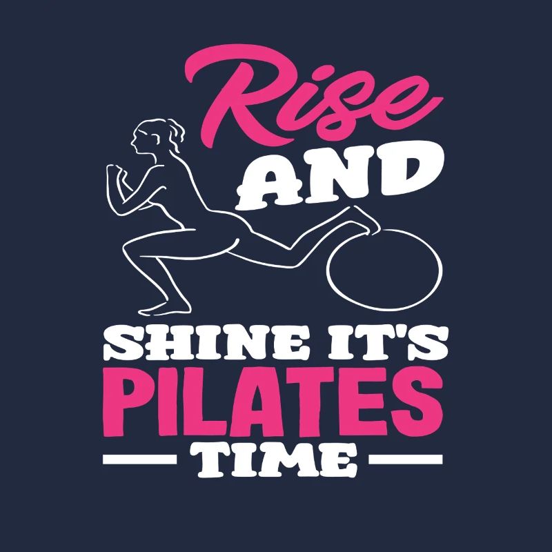 Pilates Zeit Aufstehen Und Glänzen
