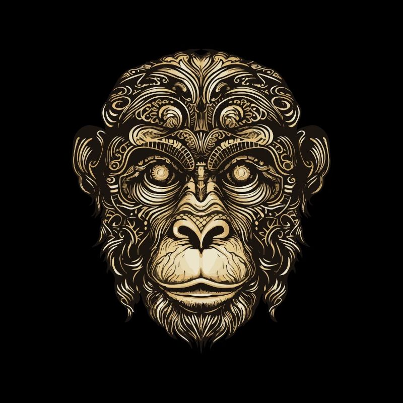 Portrait de singe