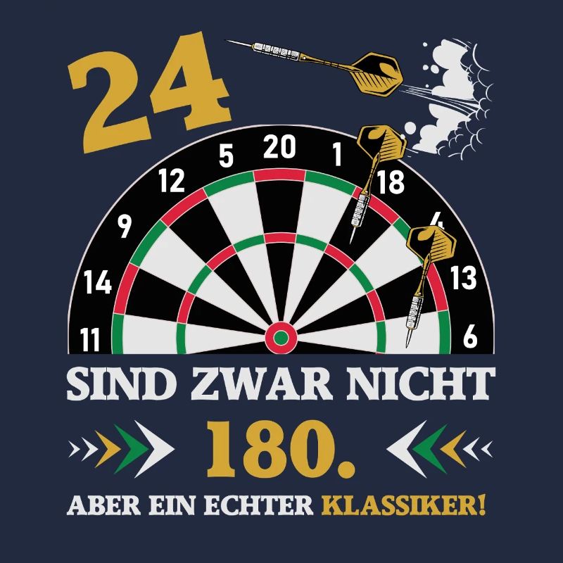 Les fléchettes 24 ne sont pas des fléchettes d’anniversaire de 180