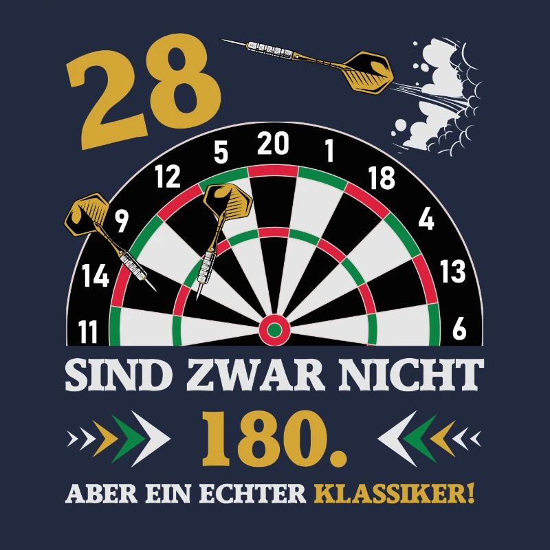 Les fléchettes 28 ne sont pas des fléchettes d’anniversaire de 180