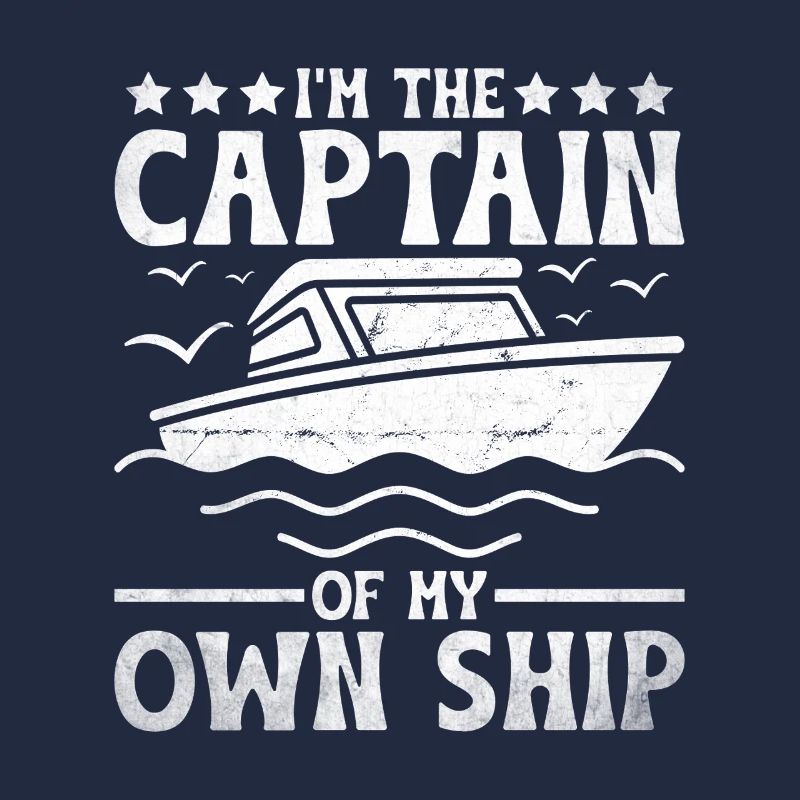 Je suis le capitaine de mon propre bateau à rames