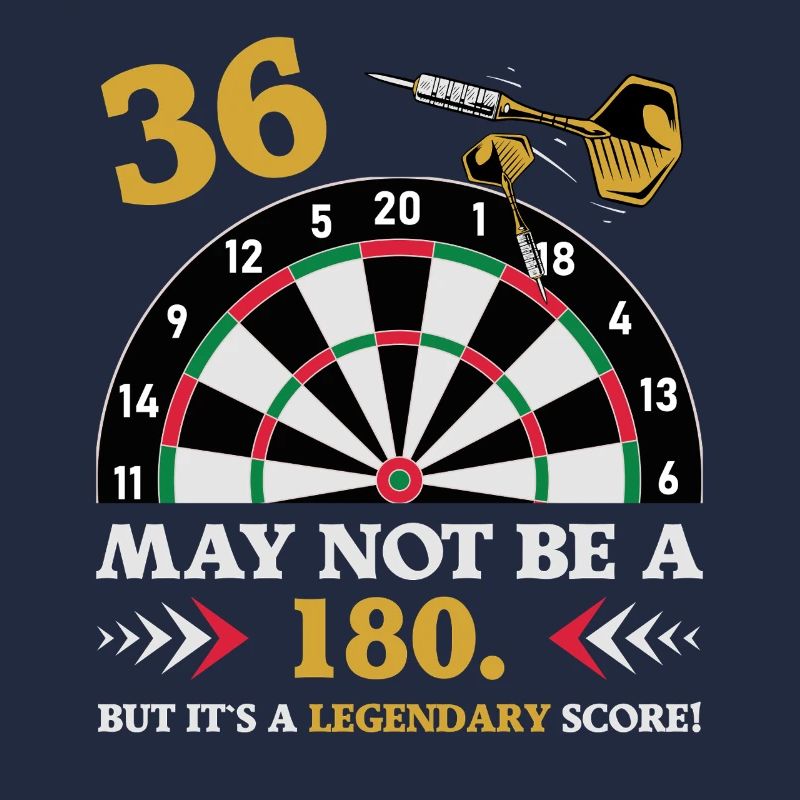 Pas 180 mais un classique 36e anniversaire : des fléchettes