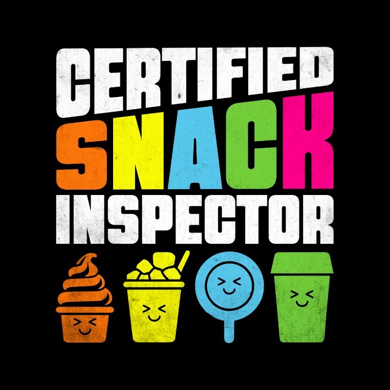 Certified Snack Inspector School Teacher Students