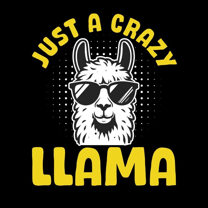 Funny Llama Lover Alpaca Farmer - Just a crazy