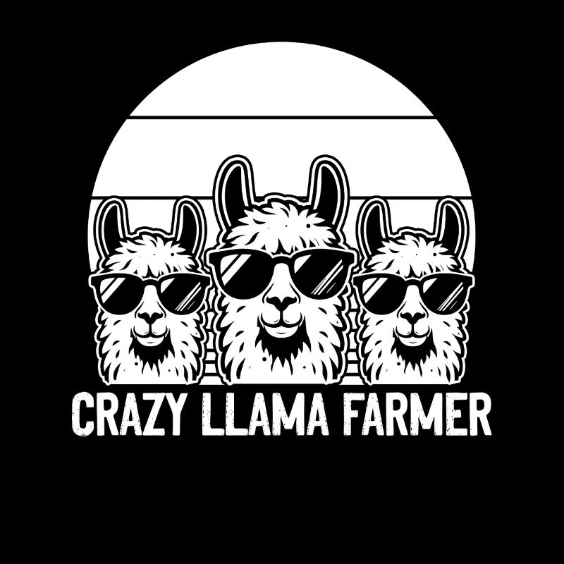 Funny Alpaca Farmer - Crazy Llama Farmer