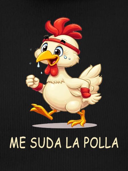 Animiertes schwitziges Huhn
