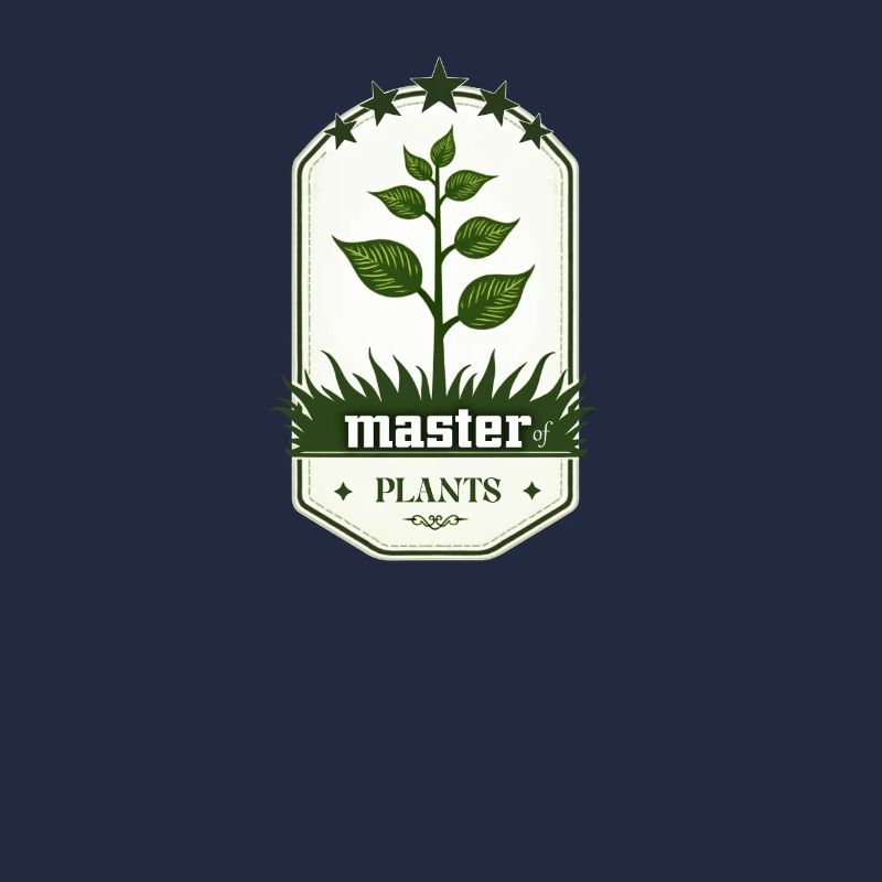 Master of Plants Bold Emblem