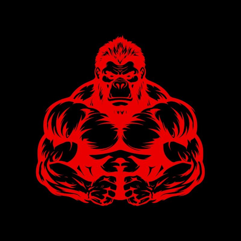 Gorilla Muscles Musculation Combattant