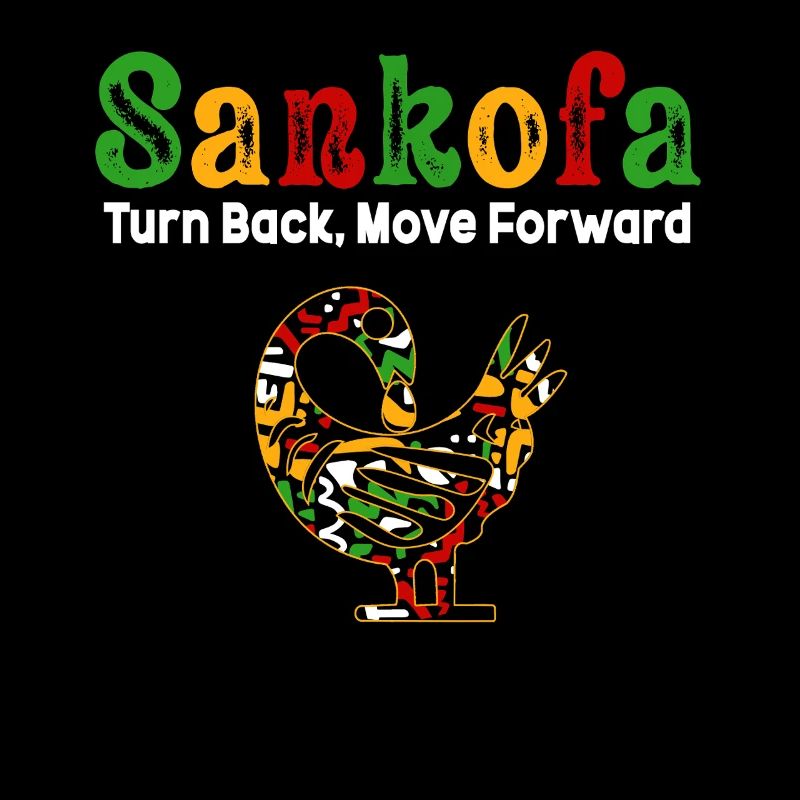 Sankofa Symbol Adinkra Ghana Schwarz