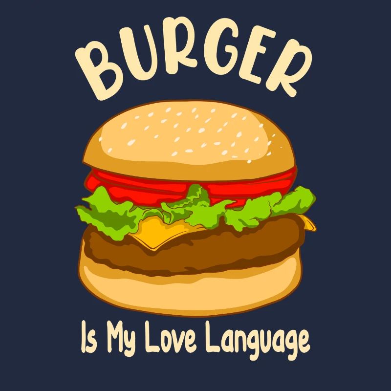 Le burger est mon langage d’amour - Food Design