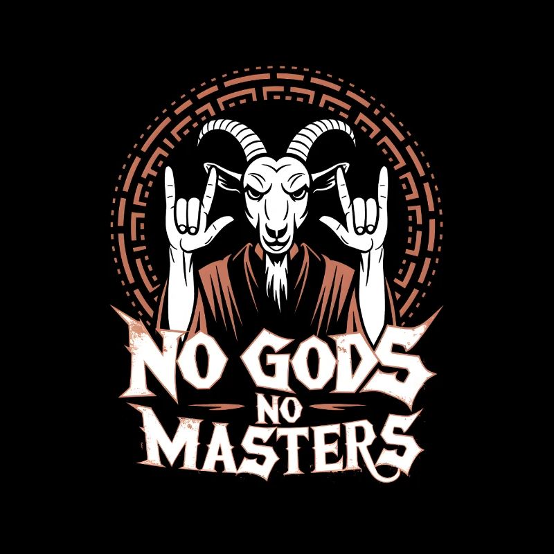 Pas de dieux ! Pas de Masters ! Athée, Sataniste, Religion