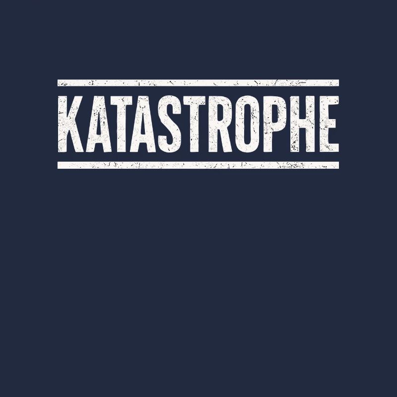 Chemise de déclaration de catastrophe avec humour