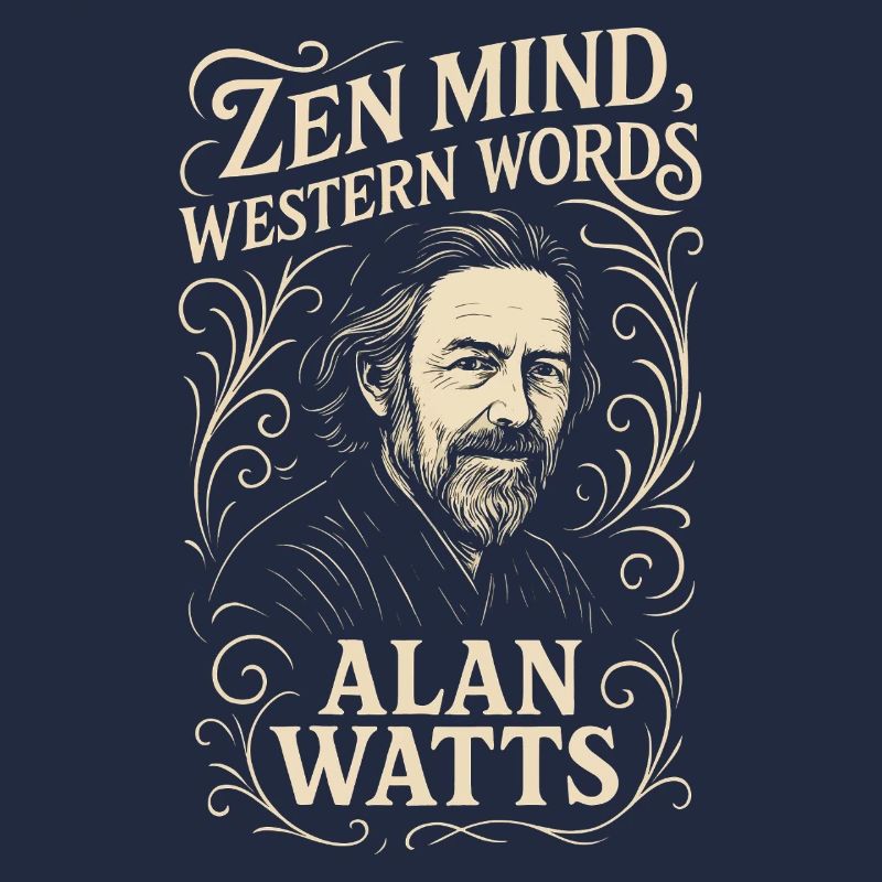 Zen Mind Westliche Worte Kunst
