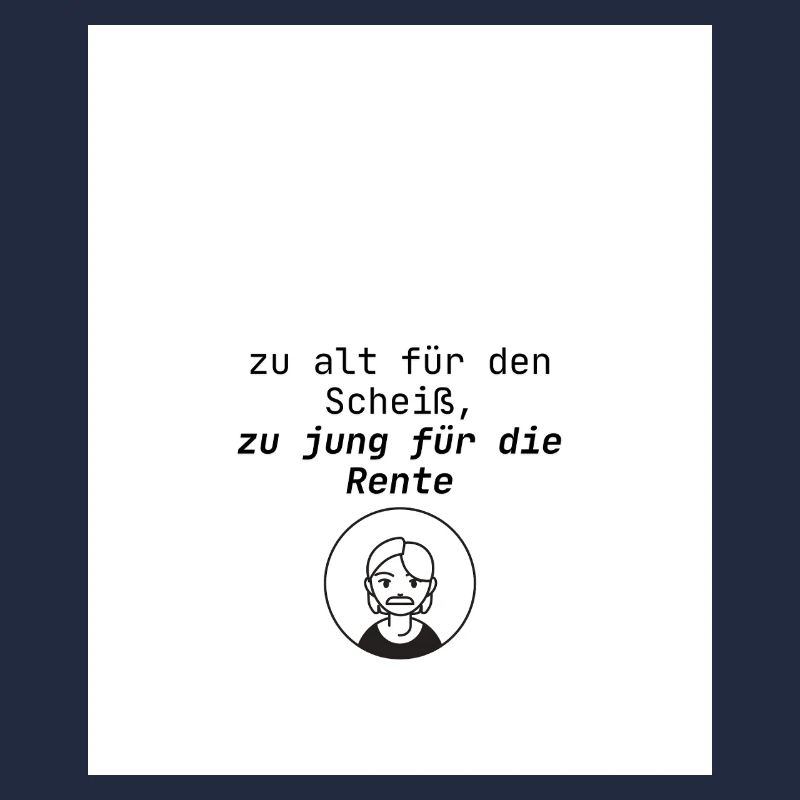Alterssprüche Humor Design