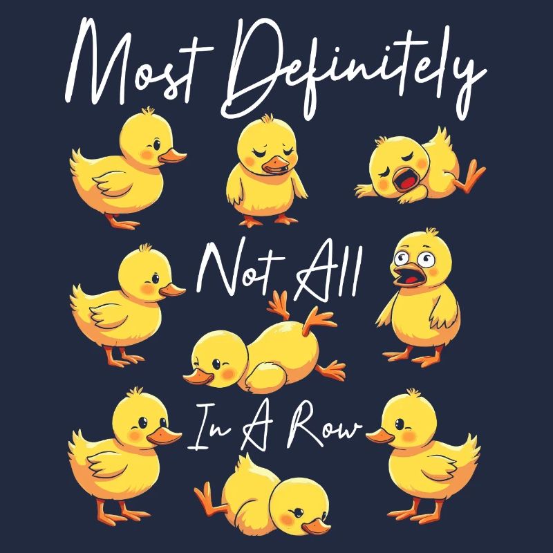 Most Definitely Not All In A Row