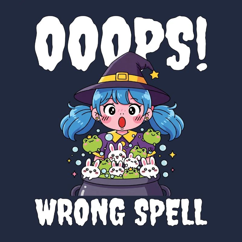 OOOPS! WRONG SPELL - WITCH HALLOWEEN