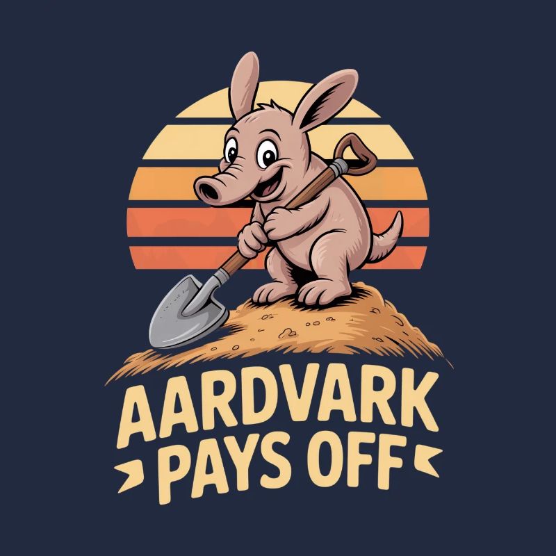 Erdferkel Motivation AARDVARK PAYS OFF