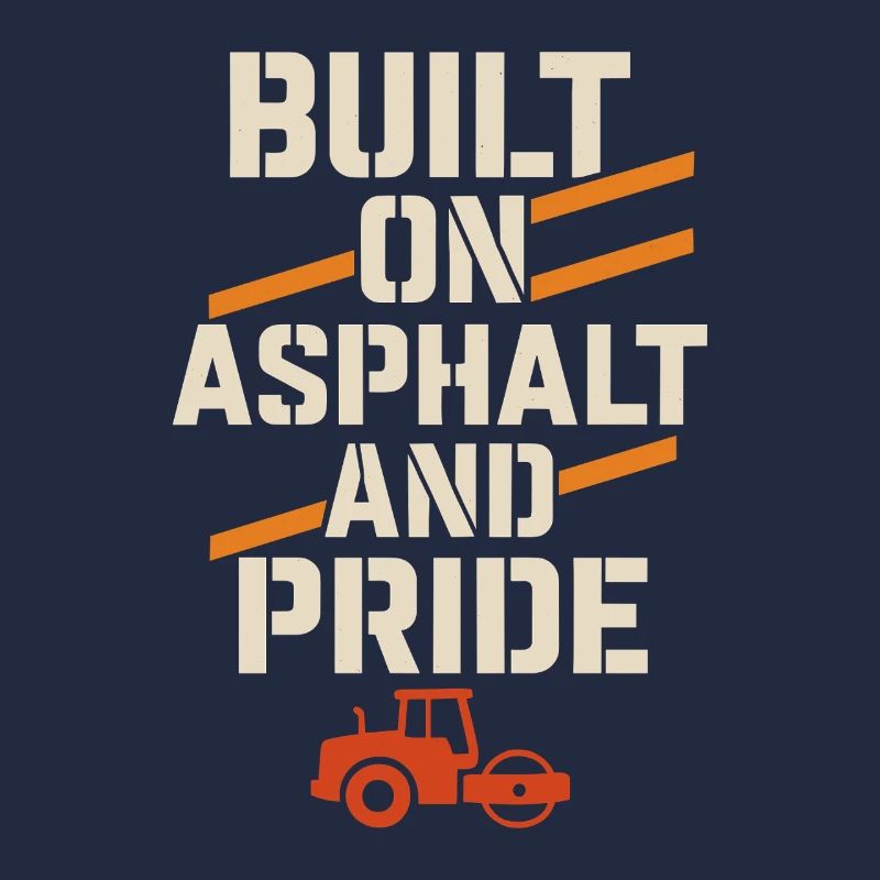 Road Construction Team Asphalt Concrete Team