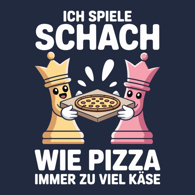 Chess and Pizza Extra Cheese Chess Player