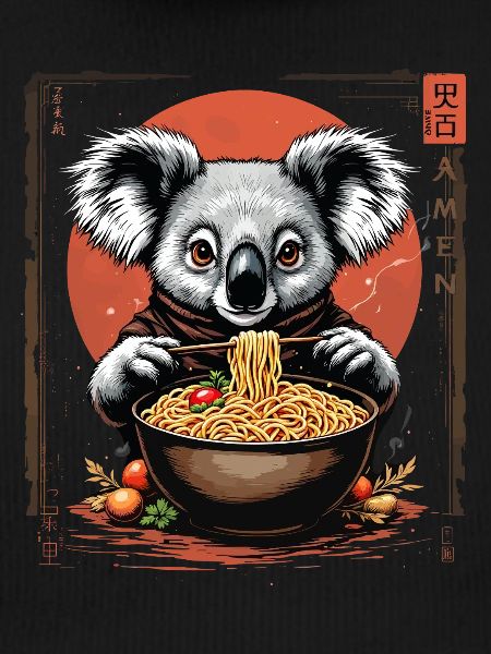 Koala Ramen Art Design
