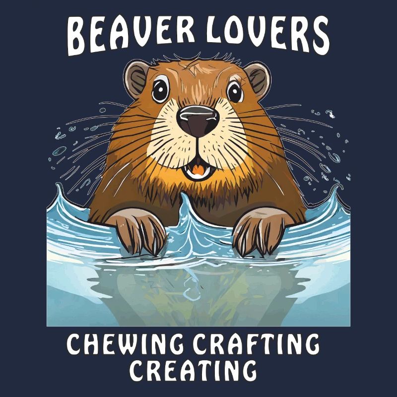 BEAVER LOVERS CHEWING CRAFTING CREATING