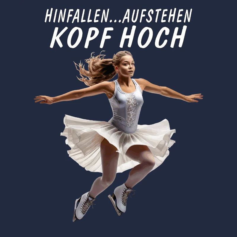 EISKUNSTLÄUFERIN HINFALLEN AUFSTEHEN