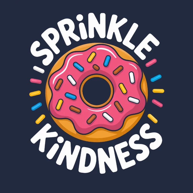 Sprinkle Kindness Herzlichkeit Donut  Liebe