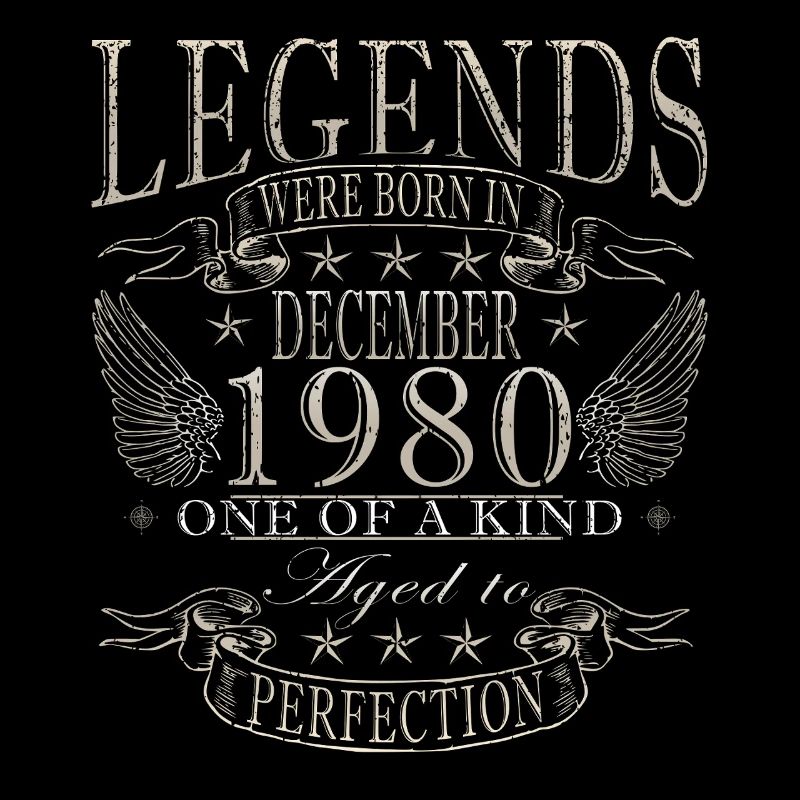 Geburtstag Dezember 1980 Geschenk Dezember 1980